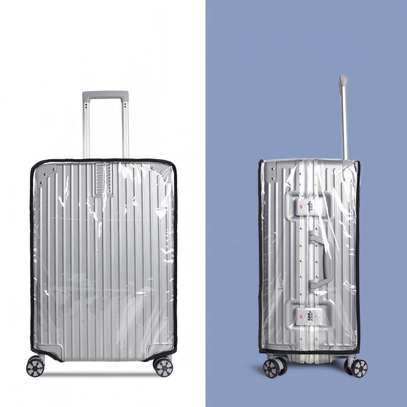 Luggage Protective Cover Transparent - Pelindung Koper PVC Transparan, Pelindung Koper