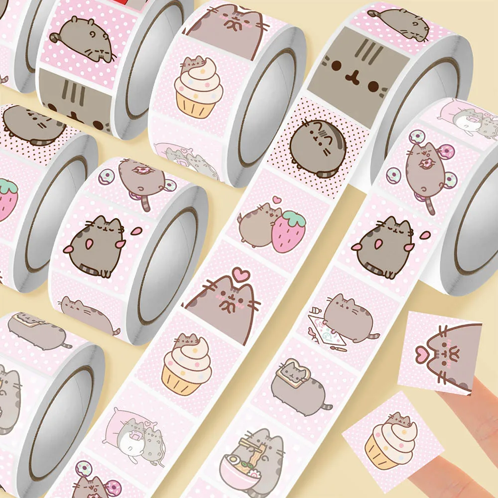 Handbags - Hou 500 buah Stiker Gulung Kucing
