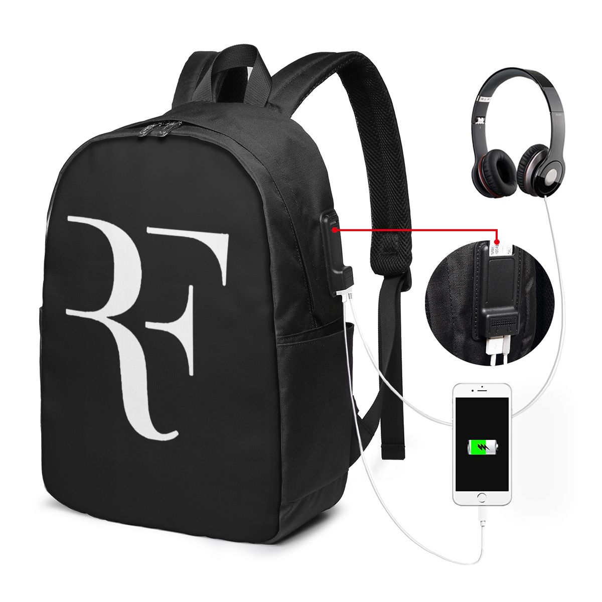 Backpacks - Roger Federer Tas Ransel Travel Notebook