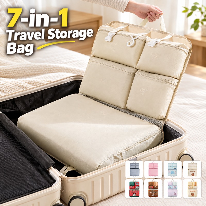 Luggage - Tas Penyimpanan Serbaguna 7-in-1 untuk Perjalanan,