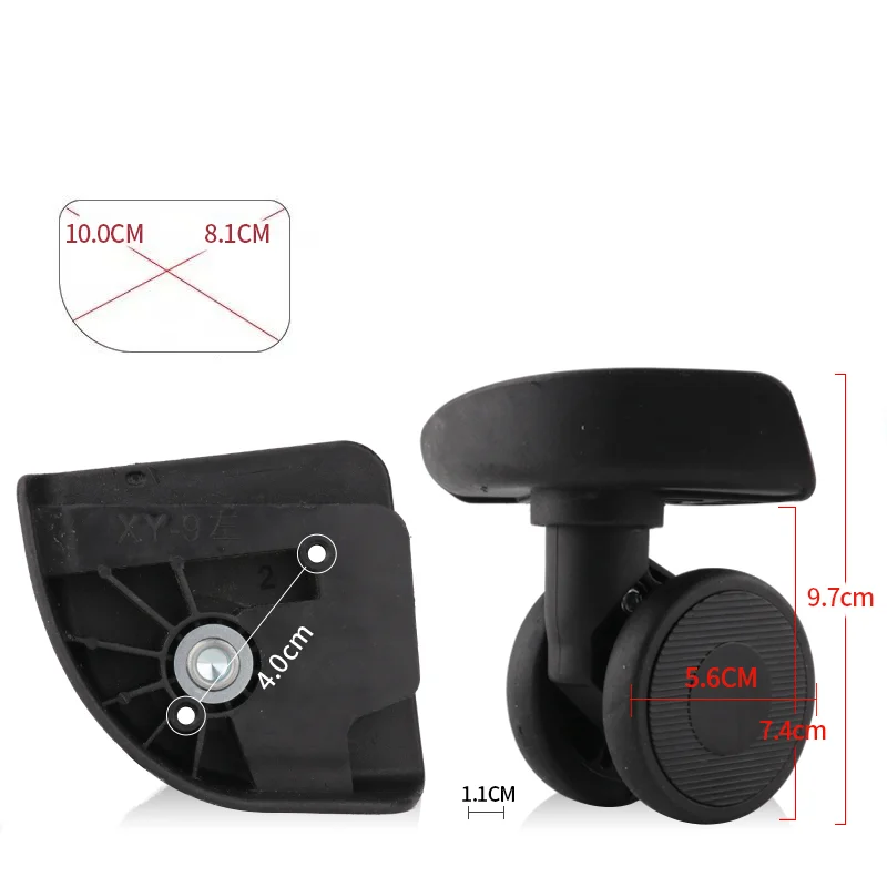Roda Koper yang Tahan Guncanga - Silent Replacement Luggage Wheels ulasan dan harga